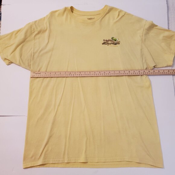 Margaritaville men's XXL yellow, short sleeve T shirt from San Antonio, TX. - Picture 5 of 9